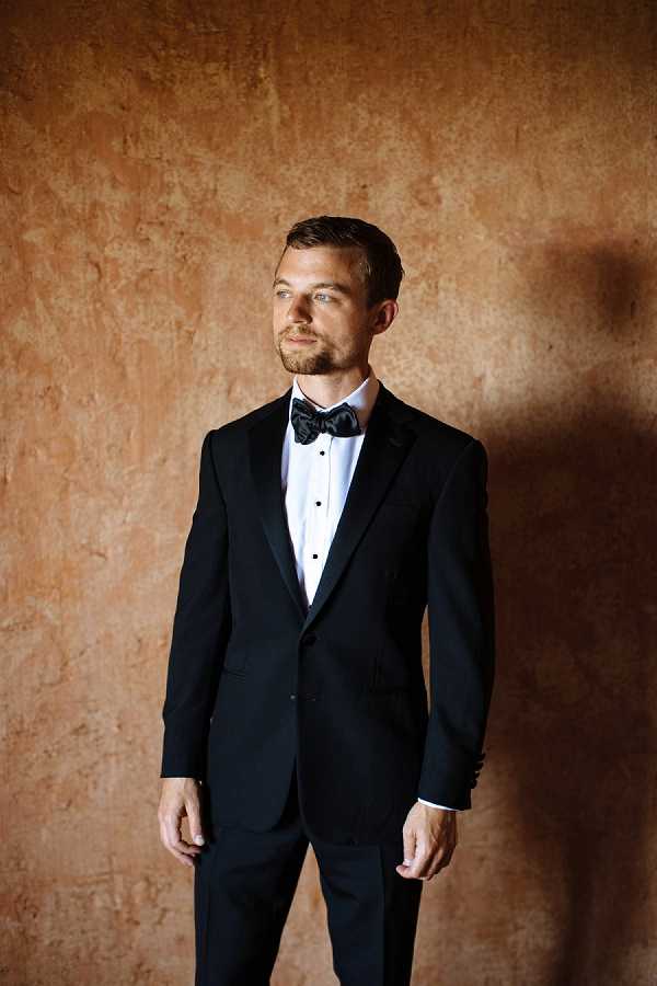 black tie groom