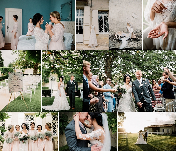 French Countryside Chateau Soulac Wedding Snapshot