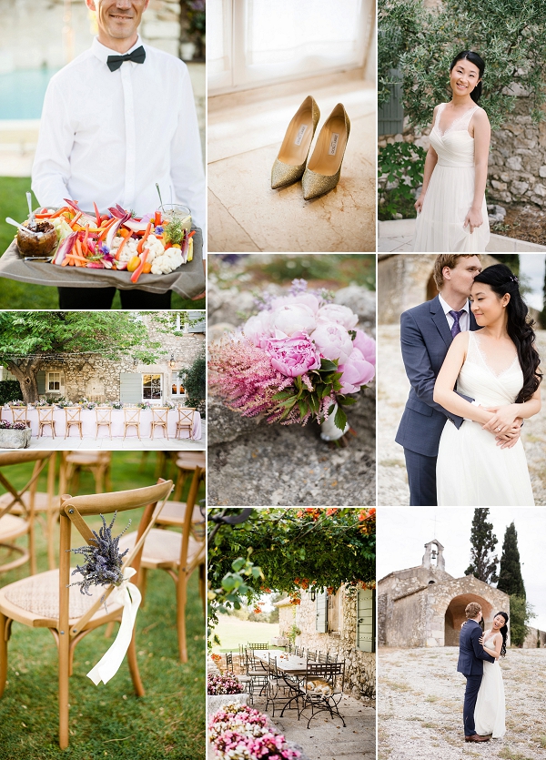 Multinational Provence Destination Wedding Snapshot