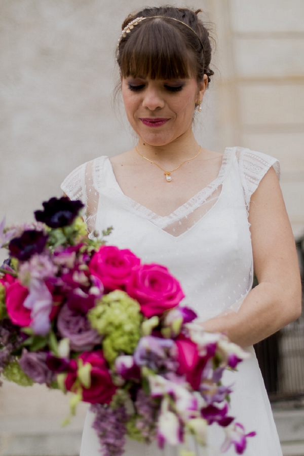 Violet Inspired Bridal Bouquet