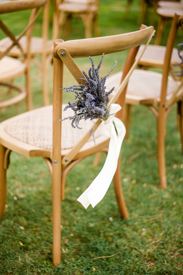 lavender wedding decor