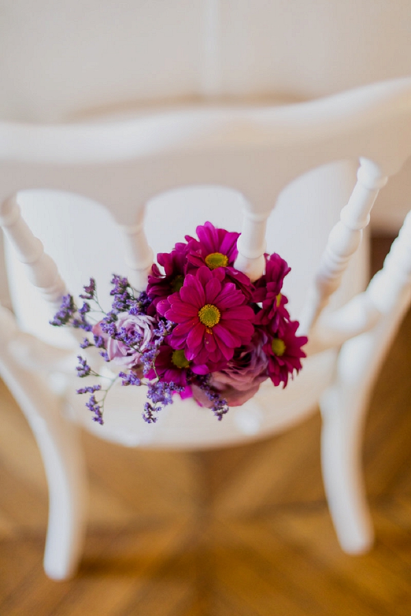 pink and purple wedding flowers