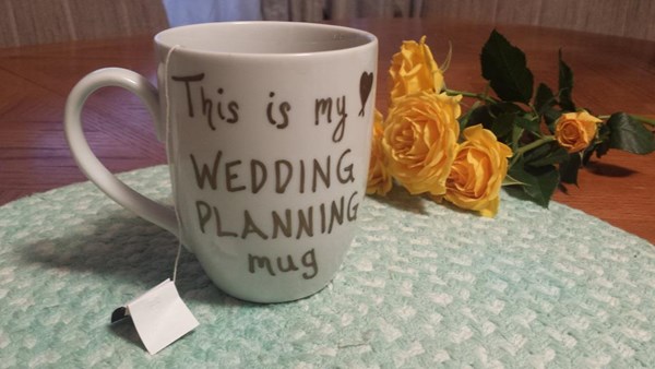 Belle Bride Stephanie and Greg wedding plannig mug