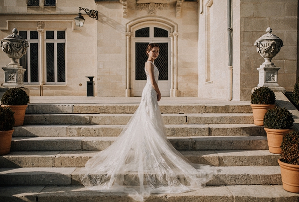 Elegant Pronovias wedding gown