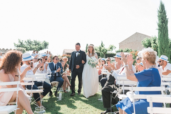 Provence outdoor ceremony