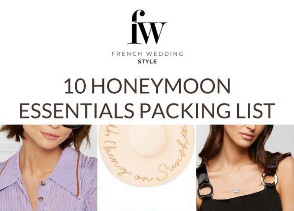 Top 10 Honeymoon essentials packing list top