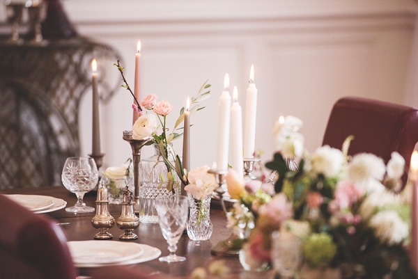 Crystal and silver table wear