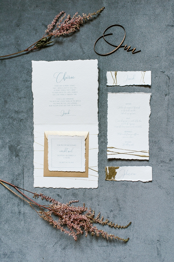 Crème de Papier wedding stationery