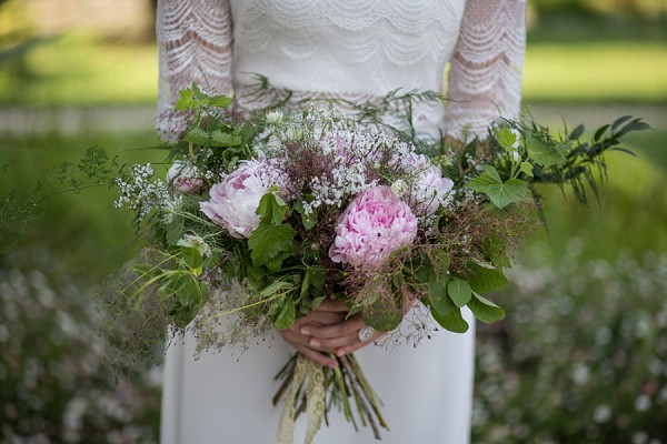 Pink Peony bridal bouquet