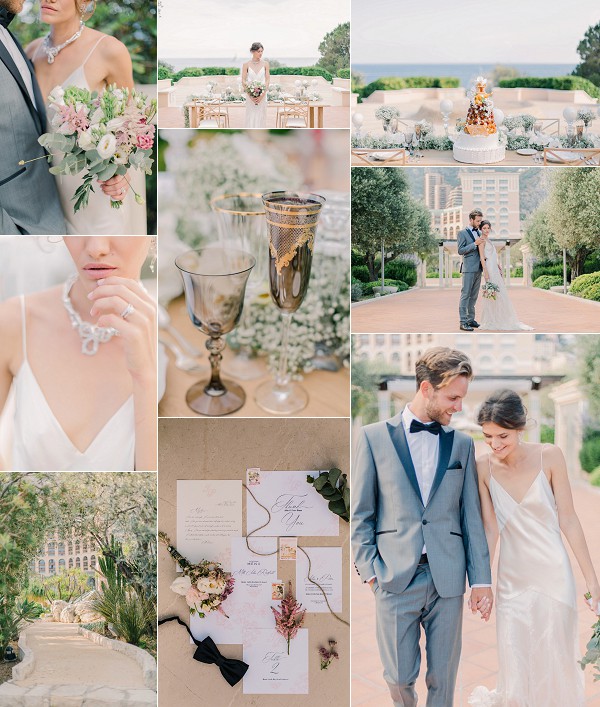 Stylish Monaco Wedding Inspiration Shoot Snapshot