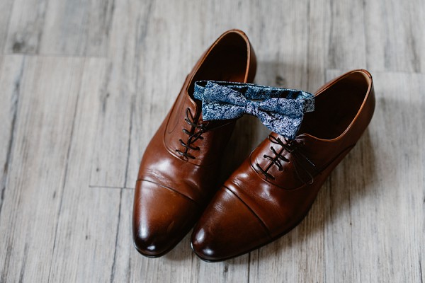 brown wedding shoes