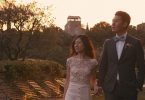 Airsnap French wedding videographer couple walking bastide gordes