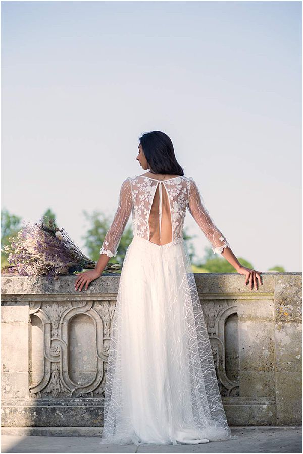 Elegant Versailles Wedding Inspiration Gown