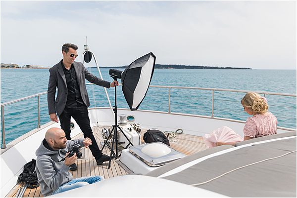 Exclusive Yacht wedding and anniversaries in France Photo Shoot
