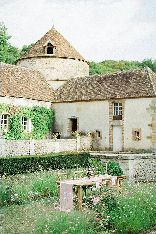 Château de Bois Le Rois Table Setup