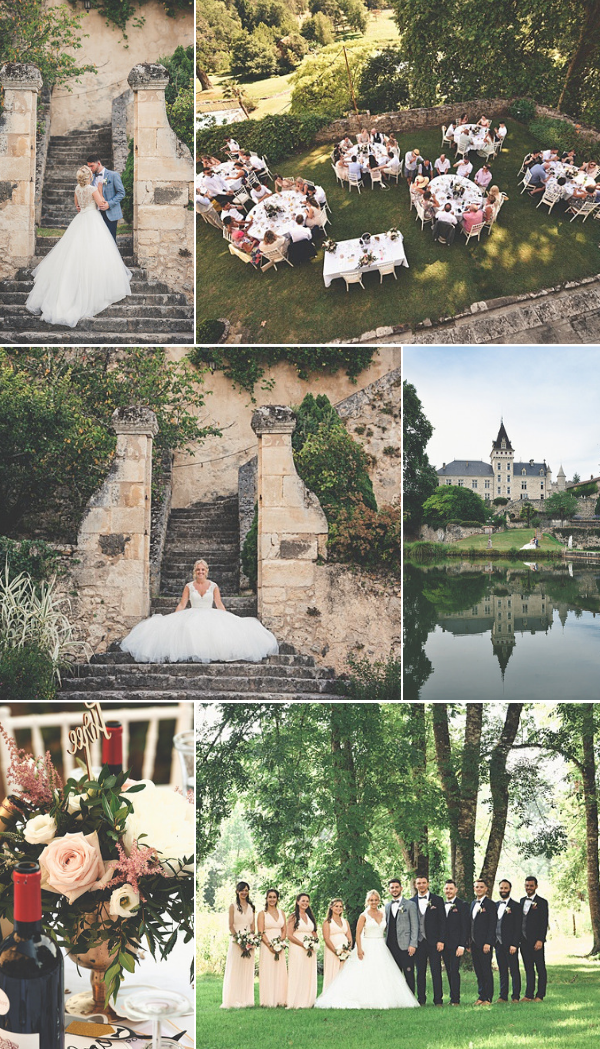 Chateau de Lisse wedding in Gascony France Snapshot