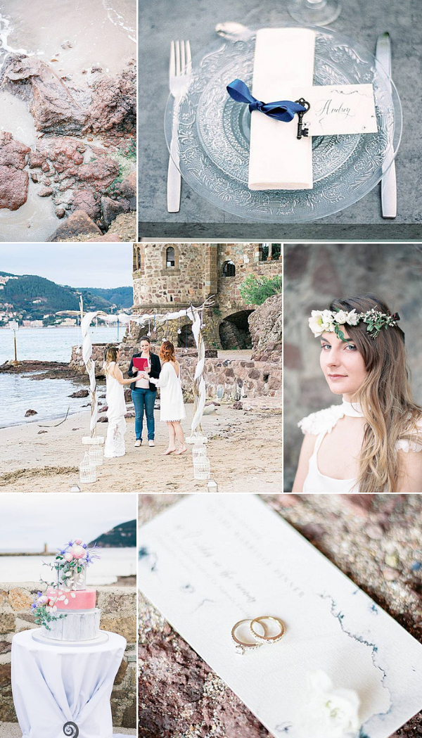 La Napoule Wedding Inspiration in Provence Snapshot