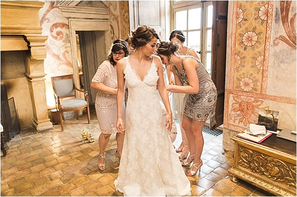 french wedding photographer sylvain bouzat bagnol 5 Star Chateau in France Dress