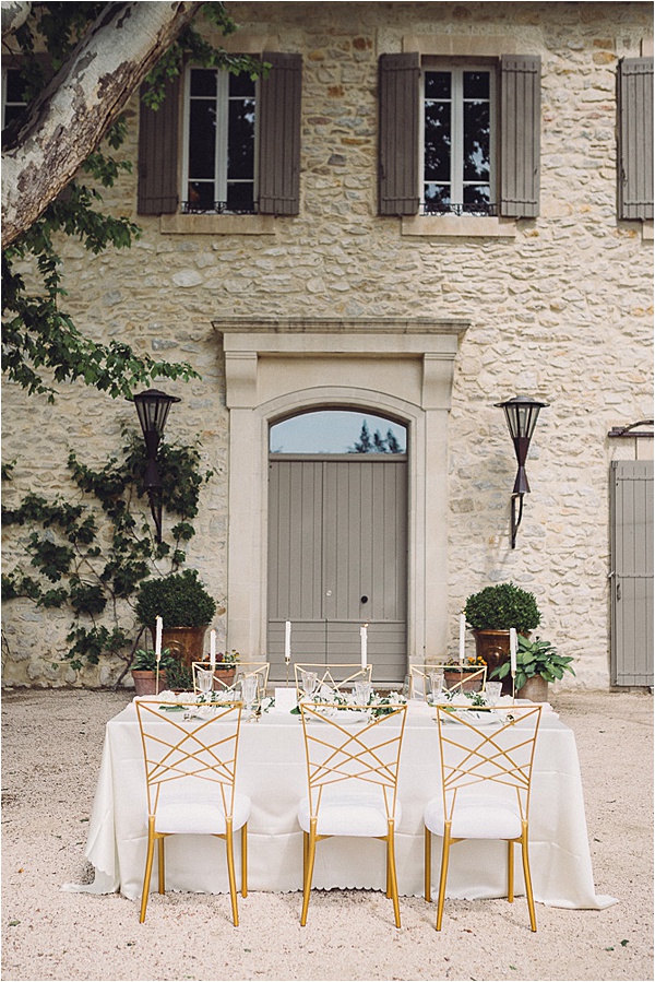 wedding in Provencal Beauty - Gorgeous Table Setup on French Wedding Style