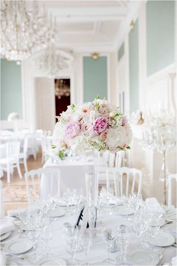 Chateau Bouffemont real wedding table centre