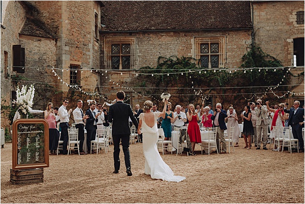 Cymbeline wedding dress - Couples Loved Ones and Guests on French Wedding Style