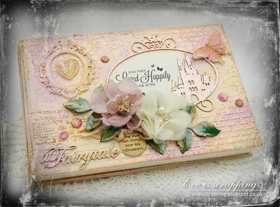 Floral Wedding Cinderella Guest book