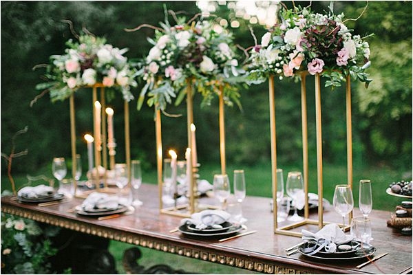 Table set up in Wedding at Bastide du Roy Provence