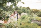 couple on the garden at Destination Wedding Planning in Gascony