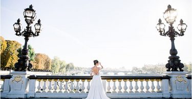 spectacular view at Bridal Photography in Paris