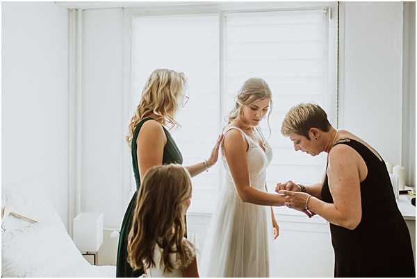 Bride prepares for her Wedding in Alsace