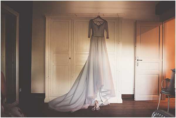 Chateau Wedding in Provence Brides Dress