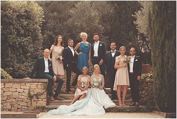 Chateau Wedding in Provence Friends and Family