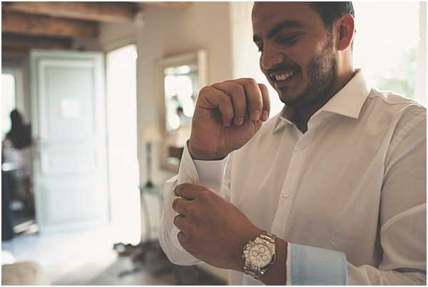 Chateau Wedding in Provence Grooms Cufflinks