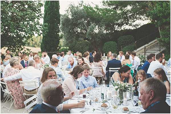 Chateau Wedding in Provence Wedding Breakfast