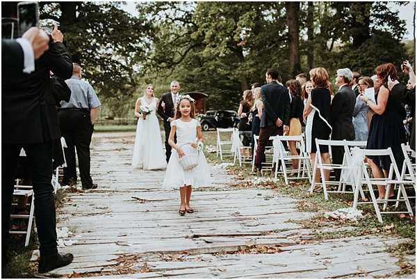 Flower Girl at a Wedding in Alsace