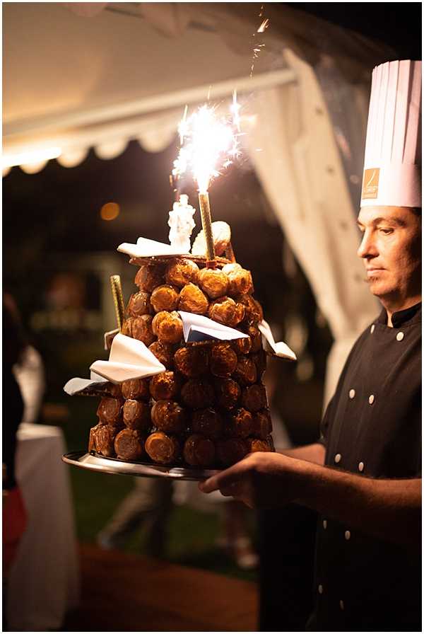 French Destination Wedding Croquembouche