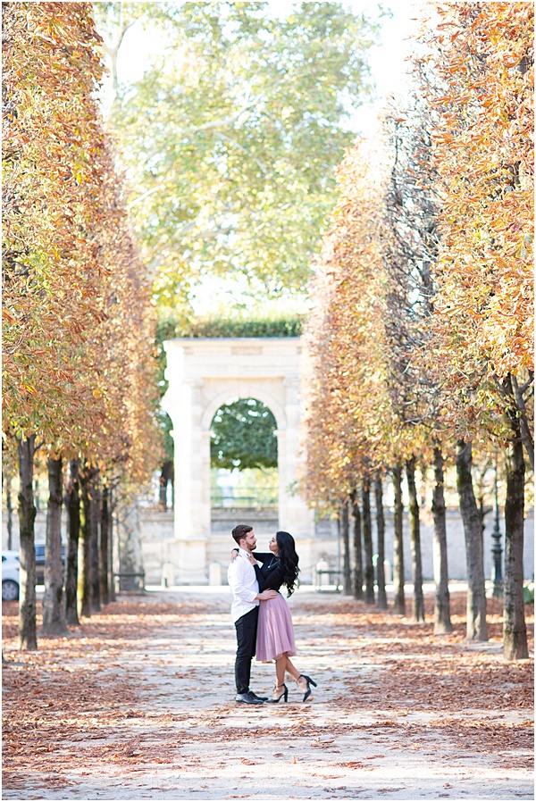 Honeymoon Shoot in Paris Adoring Couple