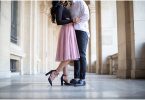 Honeymoon Shoot in Paris Near the Louvre