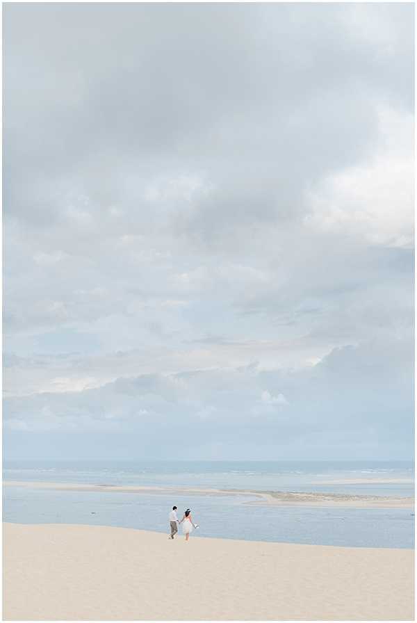 Morning Beach Shoot French Destination Wedding