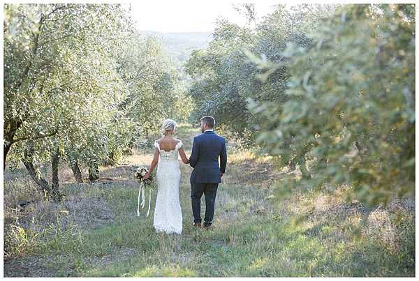 Wedding in Languedoc Rousillion Stolling in the Olive groves