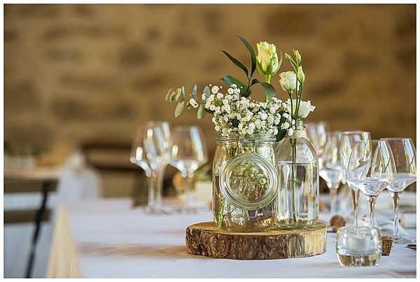 Wedding in Languedoc Rousillion Table Centre