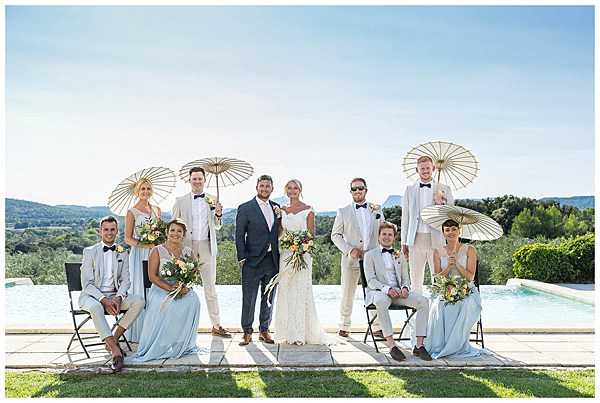 Wedding in Languedoc Rousillion The Wedding Party