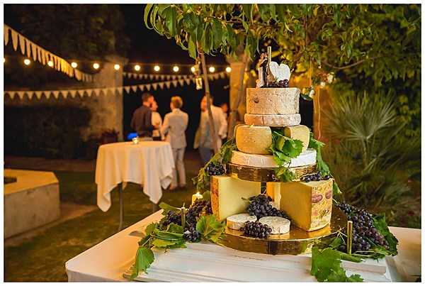 Wedding in Languedoc Rousillion Wedding Cheese Cake