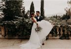 perfect match at paradise of birds wedding on French Riviera