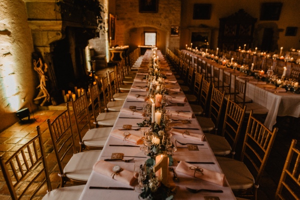 french wedding table design