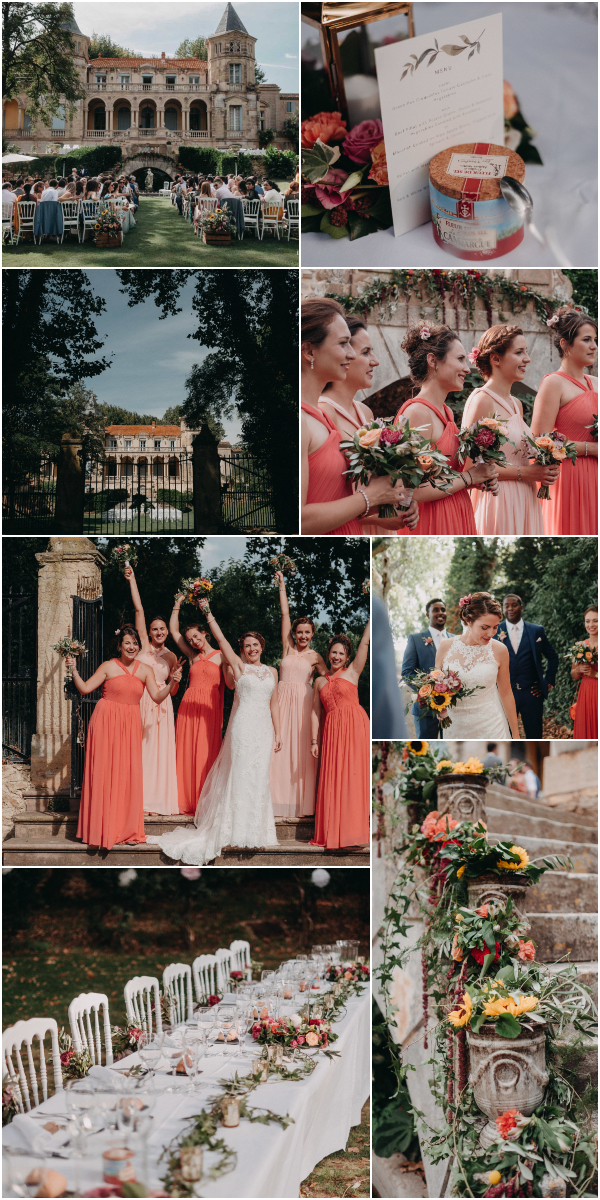Family wedding in France at Chateau Sainte Cécile Snapshot