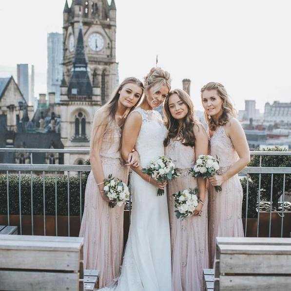 Mix and Match Bridesmaid Dresses with Celadon | The Dessy Group