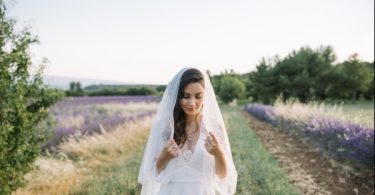 full size bridal veil