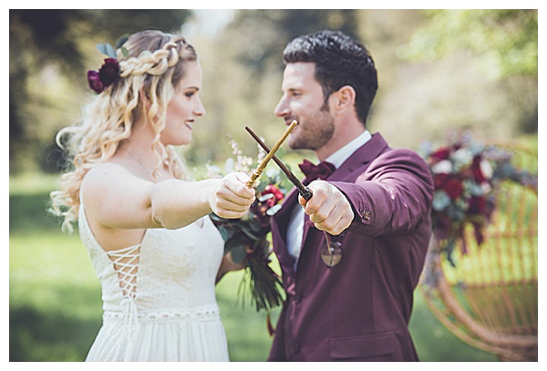 fws themed styled shoot wands