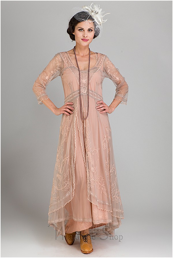 Downton Abbey Tea Party Gown in Quartz